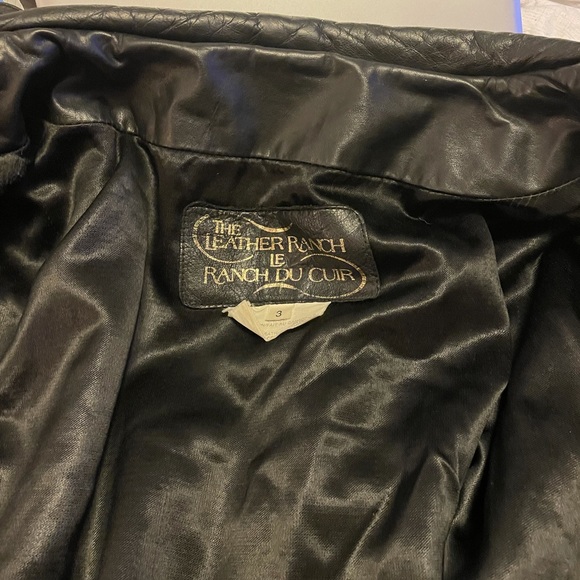 Men’s Lg black leather jacket - Picture 5 of 6